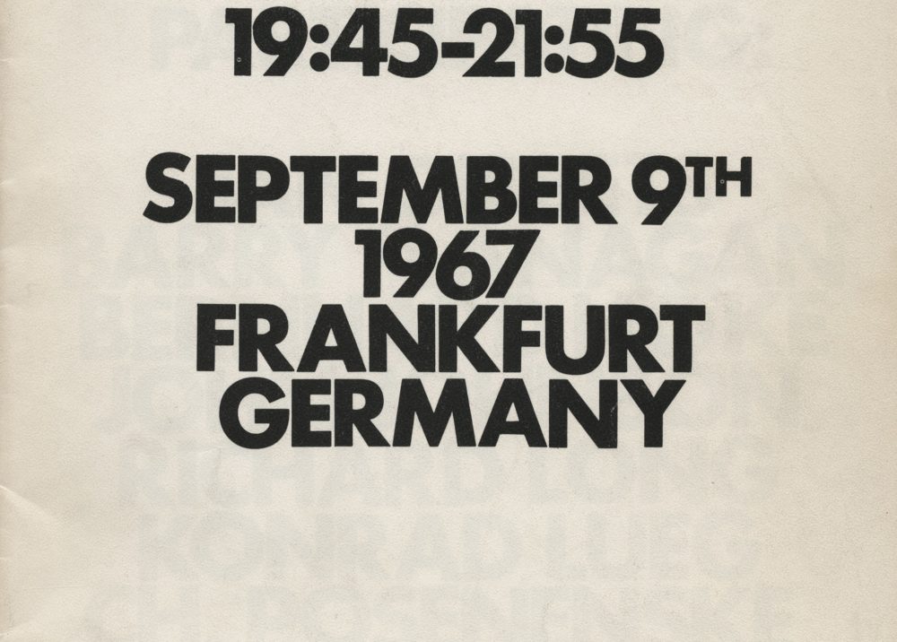 19:45-21:55, September 9th 1967